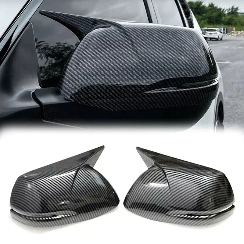 Honda CR-V Carbon Black OX Horn Style Door Wing Mirror Cover (2012-2021)