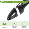Hyundai Tucson (2022-2024) Carbon Fiber Black Exterior Door Handle Cover Trim