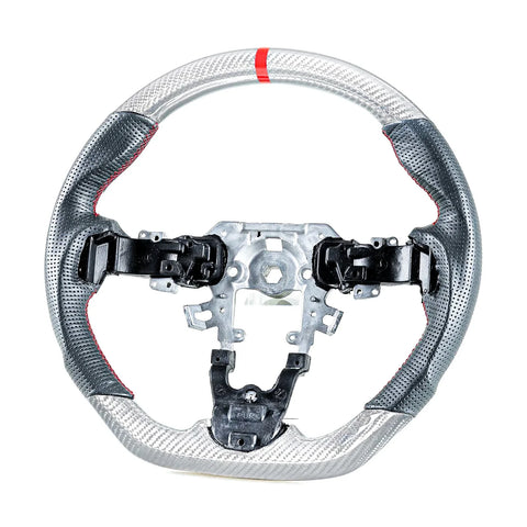 Mazda 3 / 5 Silver Carbon Fiber Steering Wheel (2010-2015)