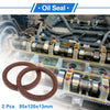 Oil Seal 95x120x13mm Brown 2 x Seal Ring Rotary Shaft Seal FKM Rubber