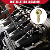Car Motorcycle 4 x Banjo Bolt Hose Barb Fitting 10mm ID 10mm OD Metal