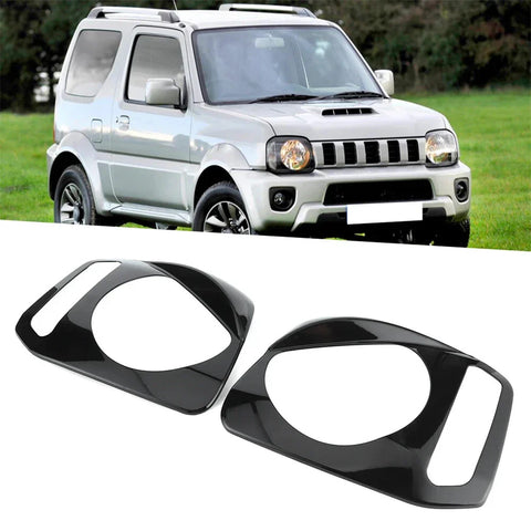 Suzuki Jimny (2007-2015) Black Front Headlight Lamp Covers