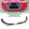 Audi A3 S3 8V Sline (2017-2020) Carbon Look Bumper Spoiler Lip