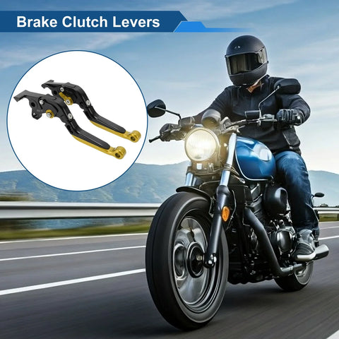 Kawasaki ZX7R / ZX7RR Black Gold Tone Brake Clutch Levers / Short Long /