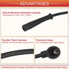 Toyota 4Runner, Pickup 5pcs Spark Plug Wire Ignition Coil Cable (1996-2002)