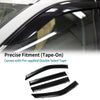 Jeep Compass 2017 Side Window Vent Visors Black 1 Set Window Deflectors