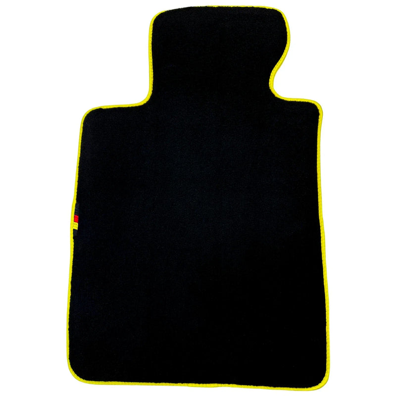 BMW 3 Series E90 4-Door Sedan (2005-2011) Yellow Trim AutoWin Floor Mats