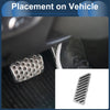 Honda CR-V 2017-2024 Aluminum Alloy Silver Tone Footrest Pedal Cover