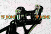 Kawasaki Ninja ZX14R Black Motorcycle Rearsets Foot Pegs (2006-2011)