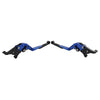Kawasaki ZX1400 ZX14R ZZR1400 Blue Extendable Brake Clutch Levers (06-17)