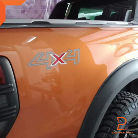 Ford Ranger PX2 Wildtrak 4x4 Side Cabin Rear Body Decal Sticker (2015-2018)
