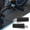 Motorcycle Pair 8mm Aluminum Alloy Rearsets Footpeg Black