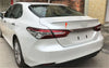 Toyota Camry Sedan Pearl White Rear C Style Spoiler Wing (2018-2024)