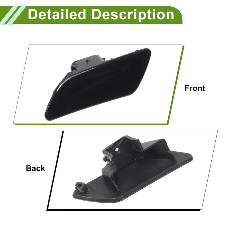 Porsche Panamera (2014-2016) Black Left washer nozzle cover cap