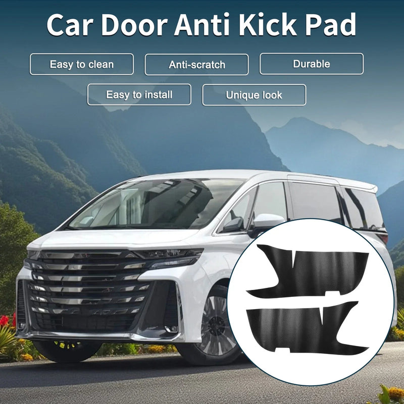 Toyota Vellfire Faux Leather Anti Kick Pad Sticker (40 Series)