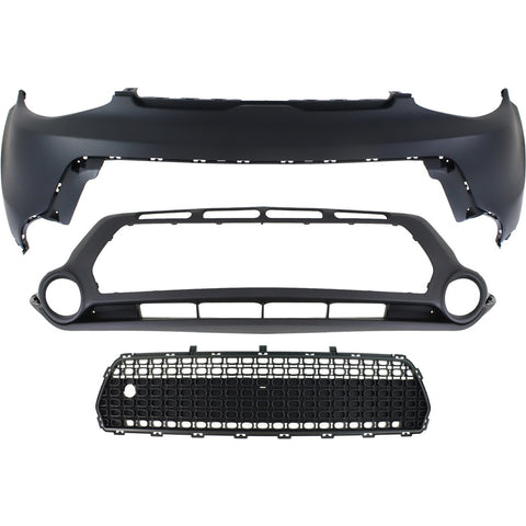 Bumper Cover Kit For 2014-2016 Kia Soul 3 Pcs Fascia