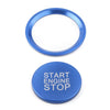 Audi A4L A5 A6L A7 A8 Blue Engine Start Button Decorative Ring Cover