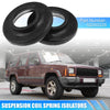 Jeep (52000229) Black 2 x Front Upper Coil Spring Insulators