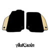 Ferrari 458 GT2 with Crema Nappa Leather Black Floor Mats (2010-2015)