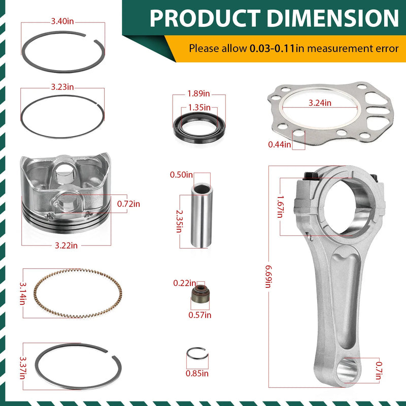Kawasaki Mule 600 / 610 Piston Gaskets Connecting Rod