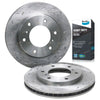 Triton MQ Slotted Dimpled Disc Brake Rotors + Pads (2007 - 2018)