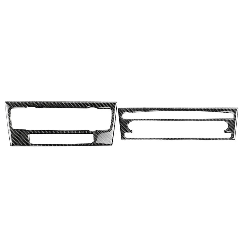 BMW 3 Series E90 E92 E93 Carbon Fiber CD & AC Panel Cover Trim (2005-2012)