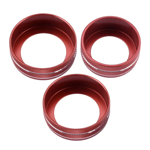 Ford Ranger Red A/C Volume Switch Knob Ring Cover (2023-2025)