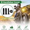 Motorcycle Hand Grips Cover End Grips Vertical Stripe Pattern