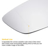 BMW 3 Series G20 G21 Left Side White Mirror Glass with Heated Back