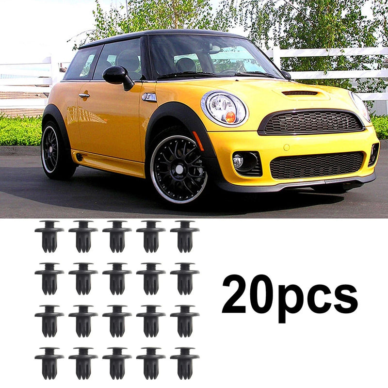 Mini Cooper 20Pcs / Inner Wheel Arch Liner Fastener Clips (2001–2014)