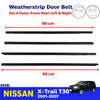 Outer Weatherstrip Window Door Belt Set 4 Fits Nissan X-Trail T30 2001-07 D09