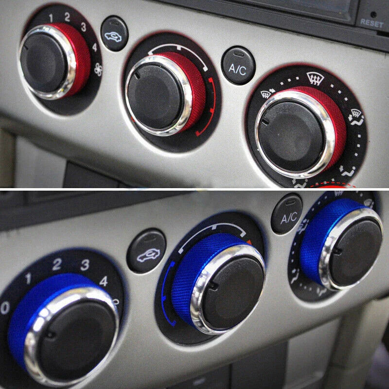 Ford Focus Mondeo C-Max 3 x AC Heater Lid Button Switch Knobs (2004-2018)