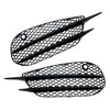 Benz C Class Sport Fog Light Grille Cover Trim (2015-2018)