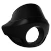 Harley Dyna Black Short Sport Fairing Windshield (35-49mm)