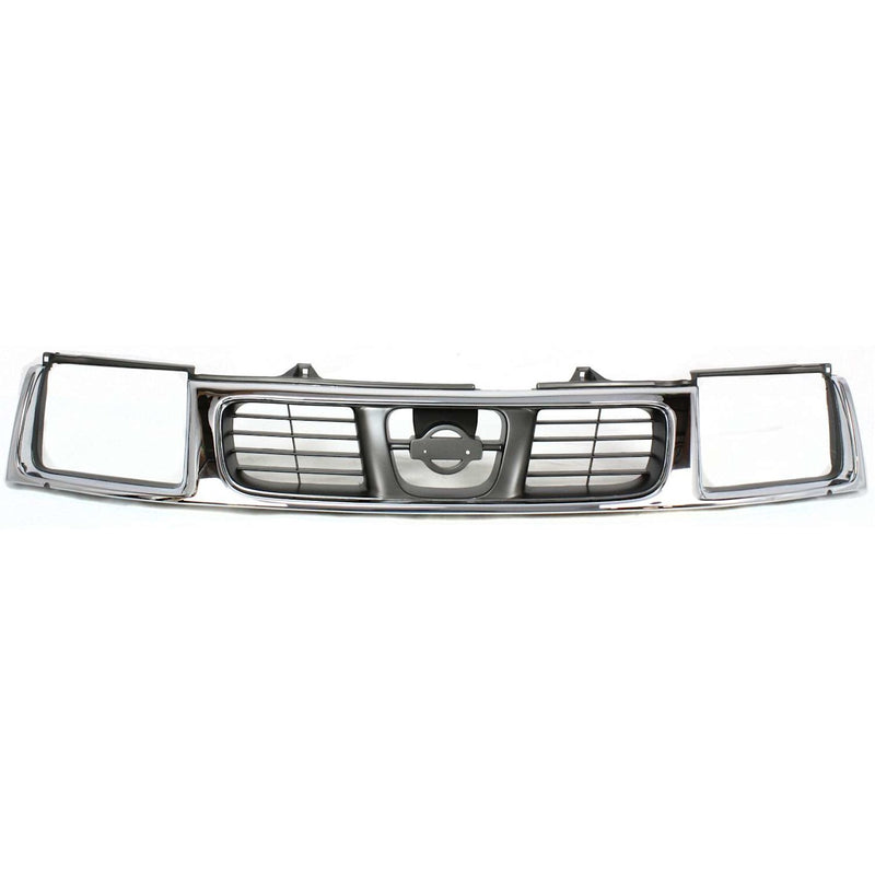 Grille Assembly For 1998-2000 Nissan Frontier Chrome