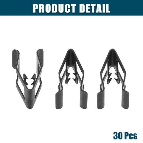Ford Mazda 30 x Black Interior Retainer Fastener Clips