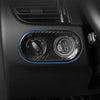 Porsche Macan Carbon Fiber Headlight Switch Button Cover (2014-2020)