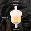 Motorcycle ATV 12pcs White Yellow Fuel Filters Engine with Magnet