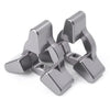Motorcycle 14-22mm Universal - Grey Front Anodized Preload Adjusters
