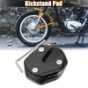 Honda DAX Kickstand Extension Pad Set / Black