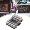 Car 4 Way Fuse Holder Distribution Block w/ 60 Amp Mini ANL Fuse