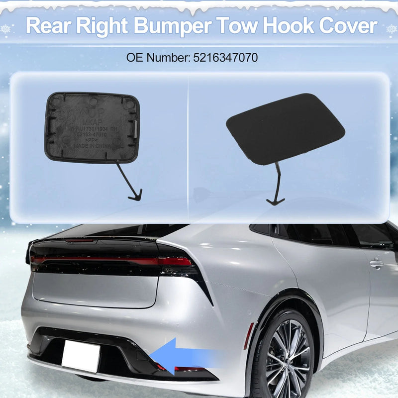 Toyota Prius Prime Right Rear Tow Hook Cover (2017-2021)