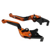 BMW F800GS / Adventure, F800R Orange Extendable Brake Clutch Levers (2008-2018)