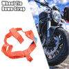 Motorcycle Universal Nylon Orange 1 x Rear Wheel Transport Tie Down Strap