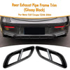 Benz GLE Coupe 1 Pair Black Rear Bumper Exhaust Pipe Cover (2024)
