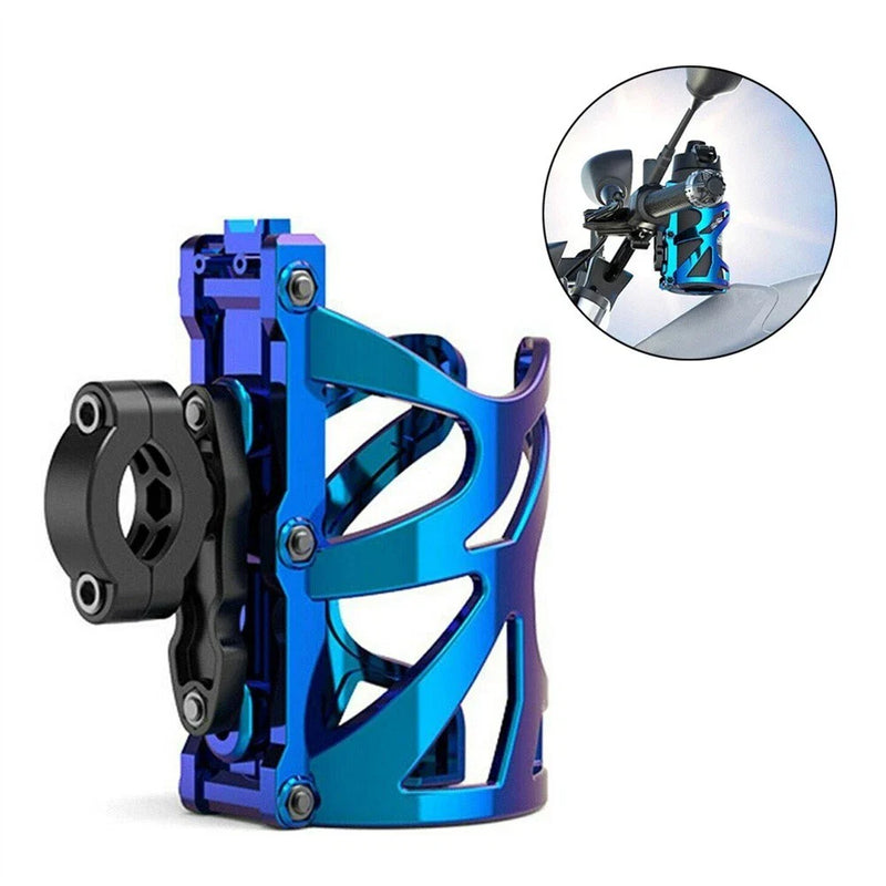 Universal Motorcycle Alloy Handlebar Water Cup Drink Bottle Holder