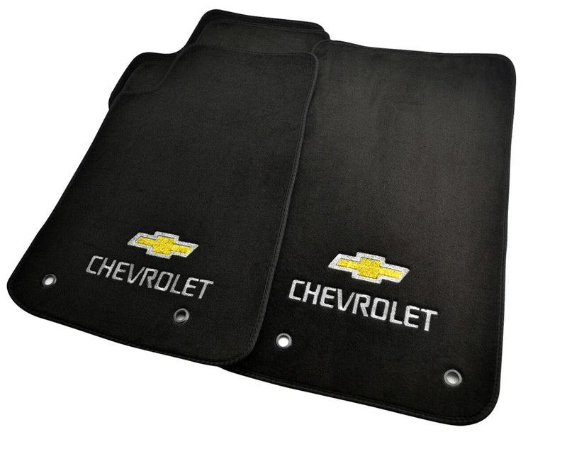 Chevrolet Camaro Floor Mats 2010-2015 Tailored Carpets with Emblem