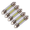 Audi A6 5 x 6500K White COB LED Dome Lights Bulbs