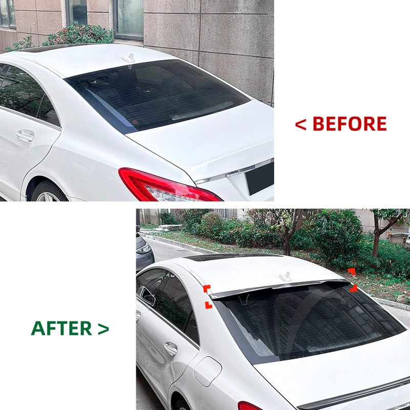 Mercedes Benz CLS C218 1x Gloss Black Rear Boot Spoiler Lip (2011-2017)