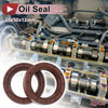 Oil Seal Rotary Shaft Seal FKM 35x50x12mm Brown 2 x Pcs